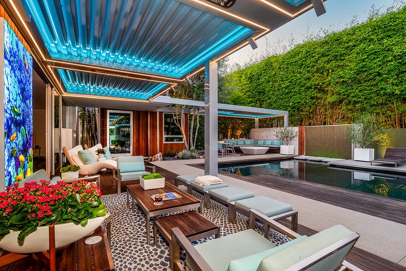 backyard pergola